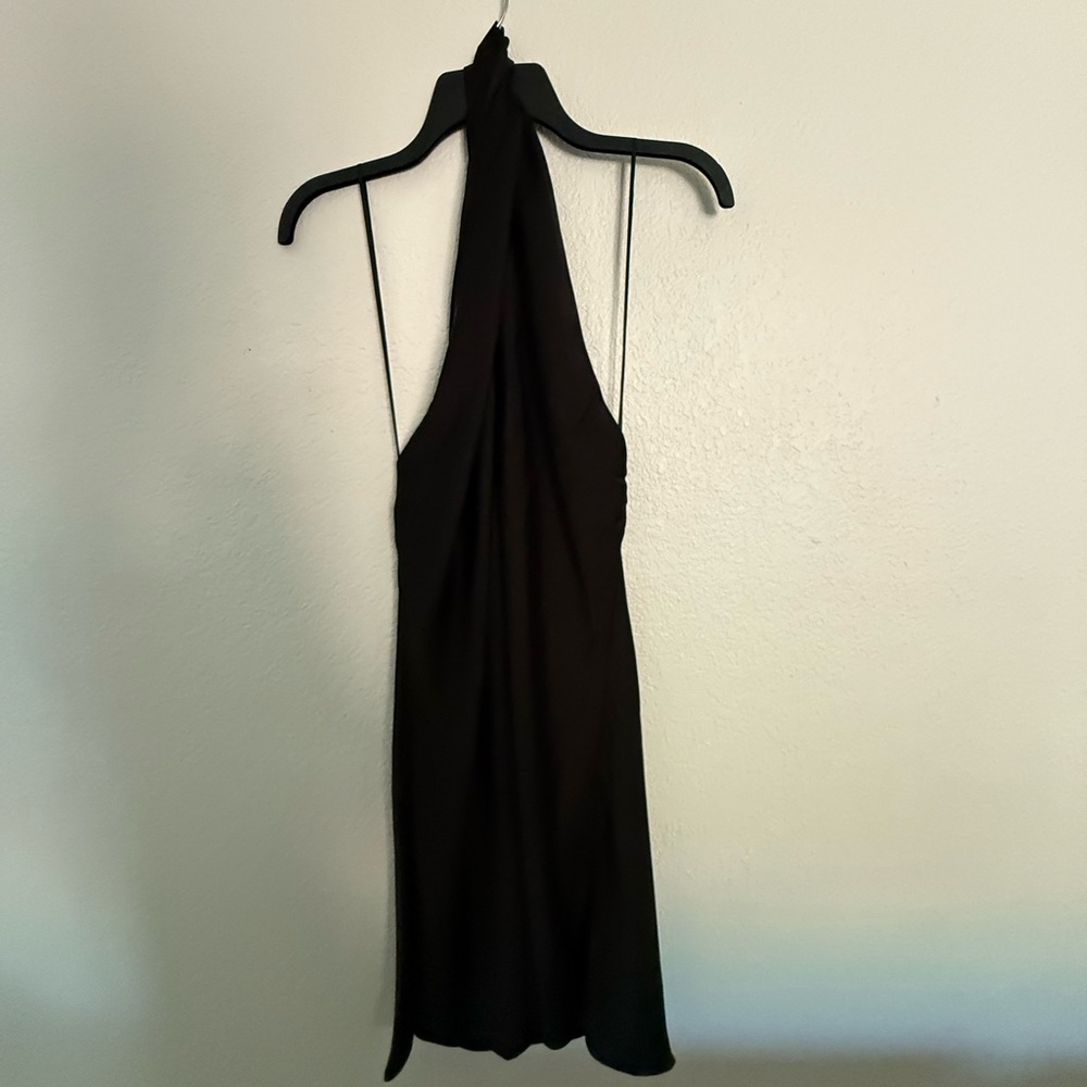 Chic Black Backless Dress